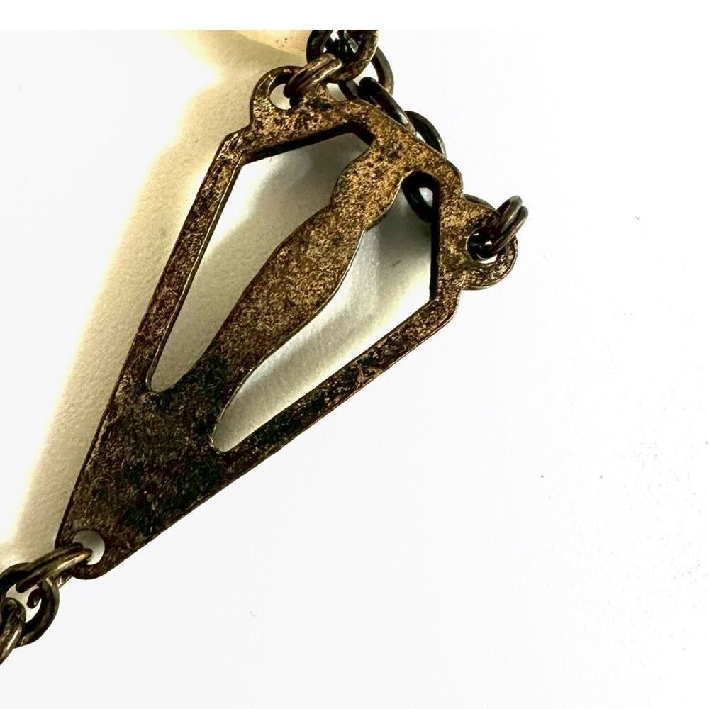 Silver tone mother of pearl vintage rosary - Picture 7 of 12